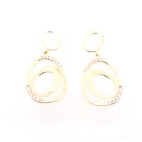 Orecchini Domar Gioielli Donna Dolù Bijoux orecchini in Ottone ipoallergenico Cubic Zirconia EZB125342